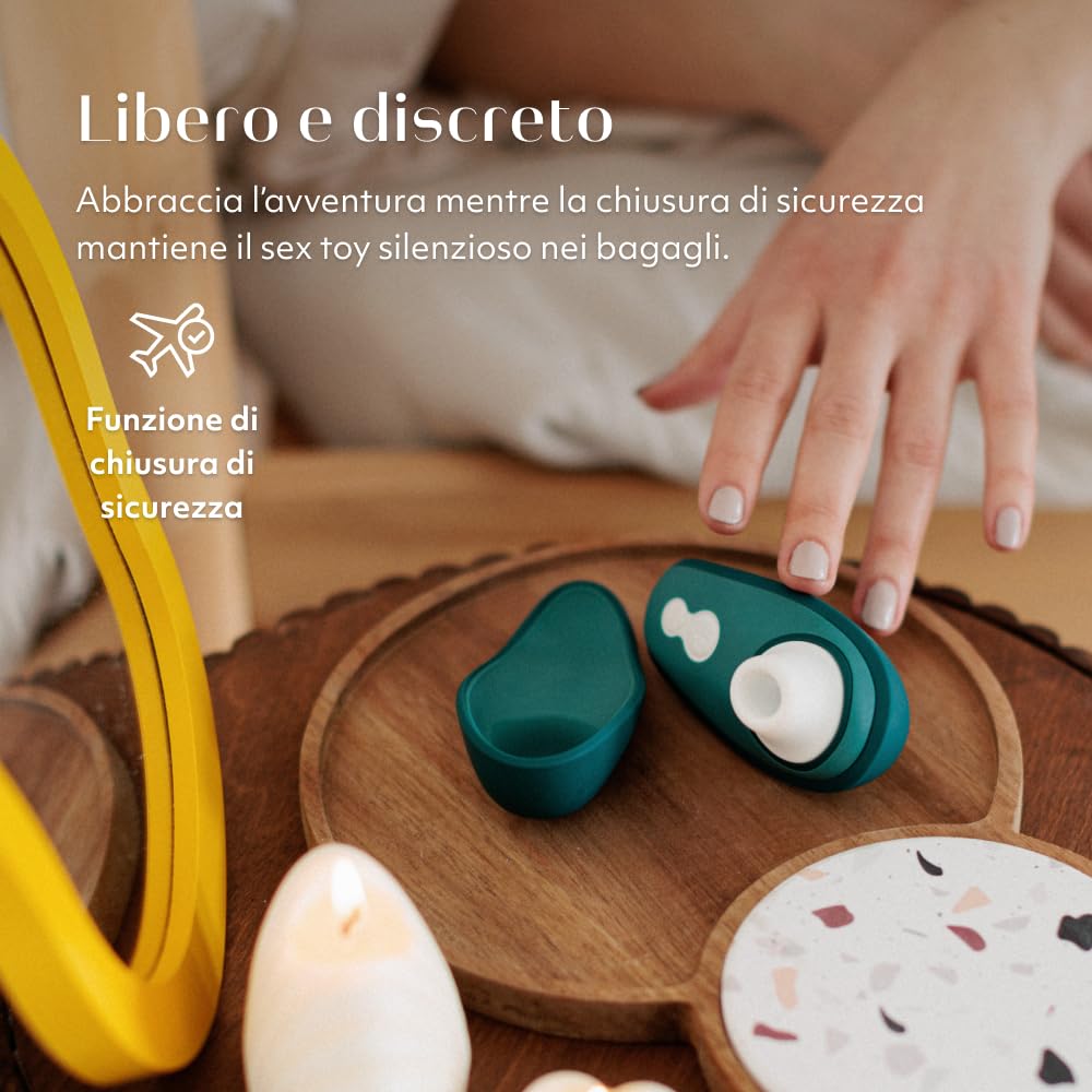 Womanizer Liberty 2 succhia clitoride petrol impermeabile
