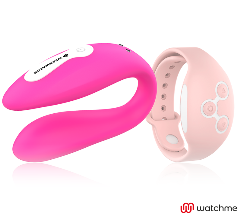 WEARWATCH Dual vibratore coppia orologio fucsia rosa