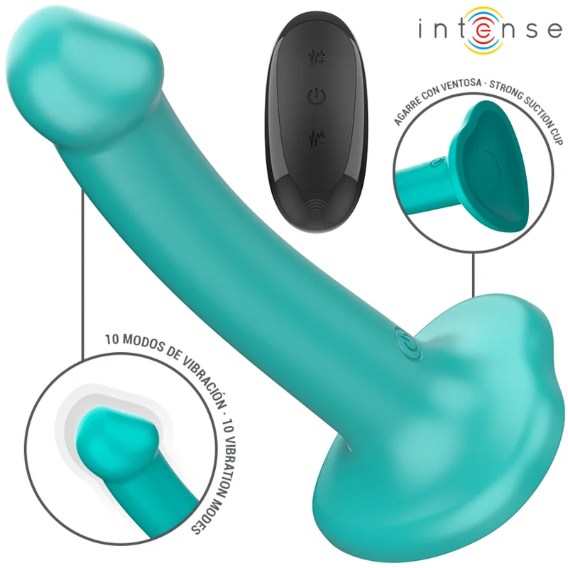 Intense Katie vibratore blu in silicone con telecomando