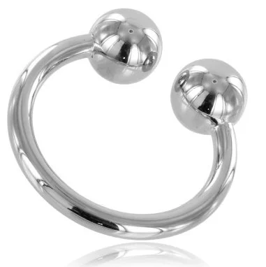 Metal Hard anello a vite 32 mm glande acciaio ipoallergenico