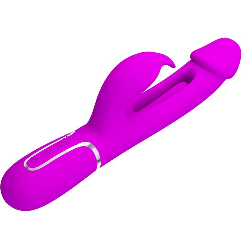 Pretty Love Dejon Vibratore Fucsia Spinta e Rotazione