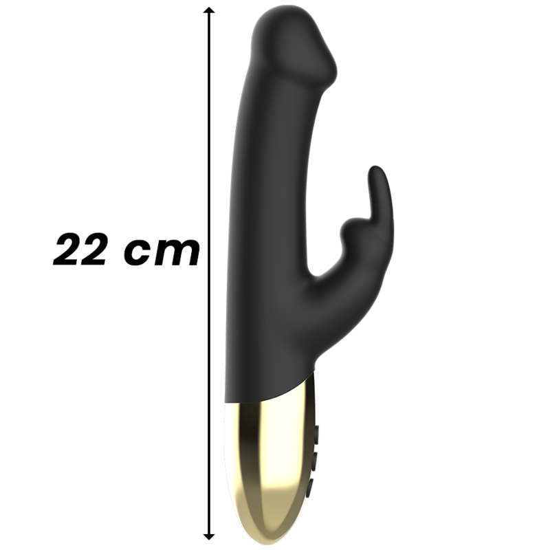 Ibiza Rotante e Coniglio vibratore punto G clitoride nero
