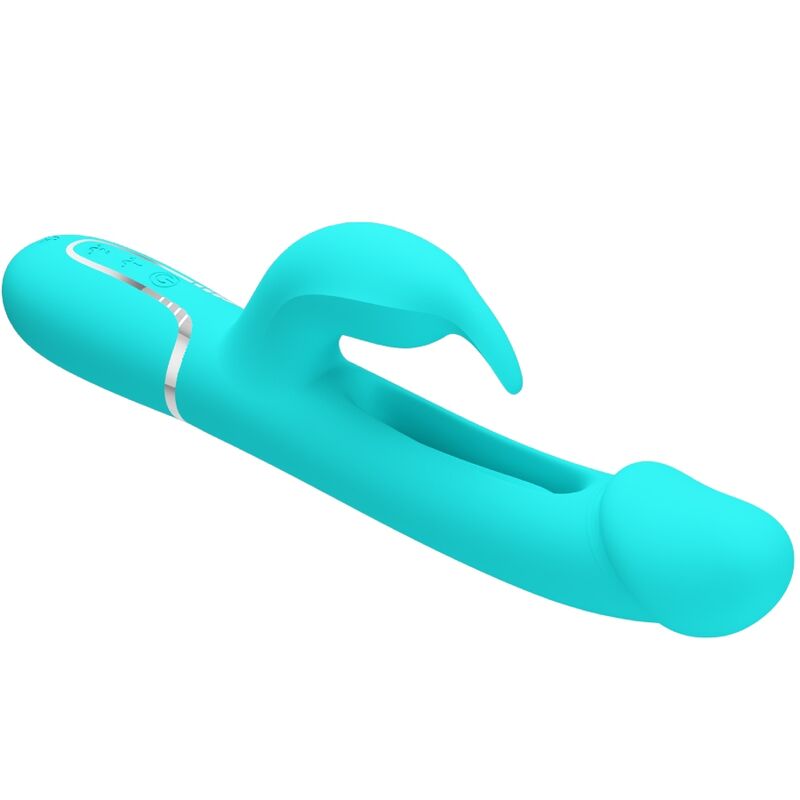 Pretty Love Dejon Licking vibratore verde acqua pulsante