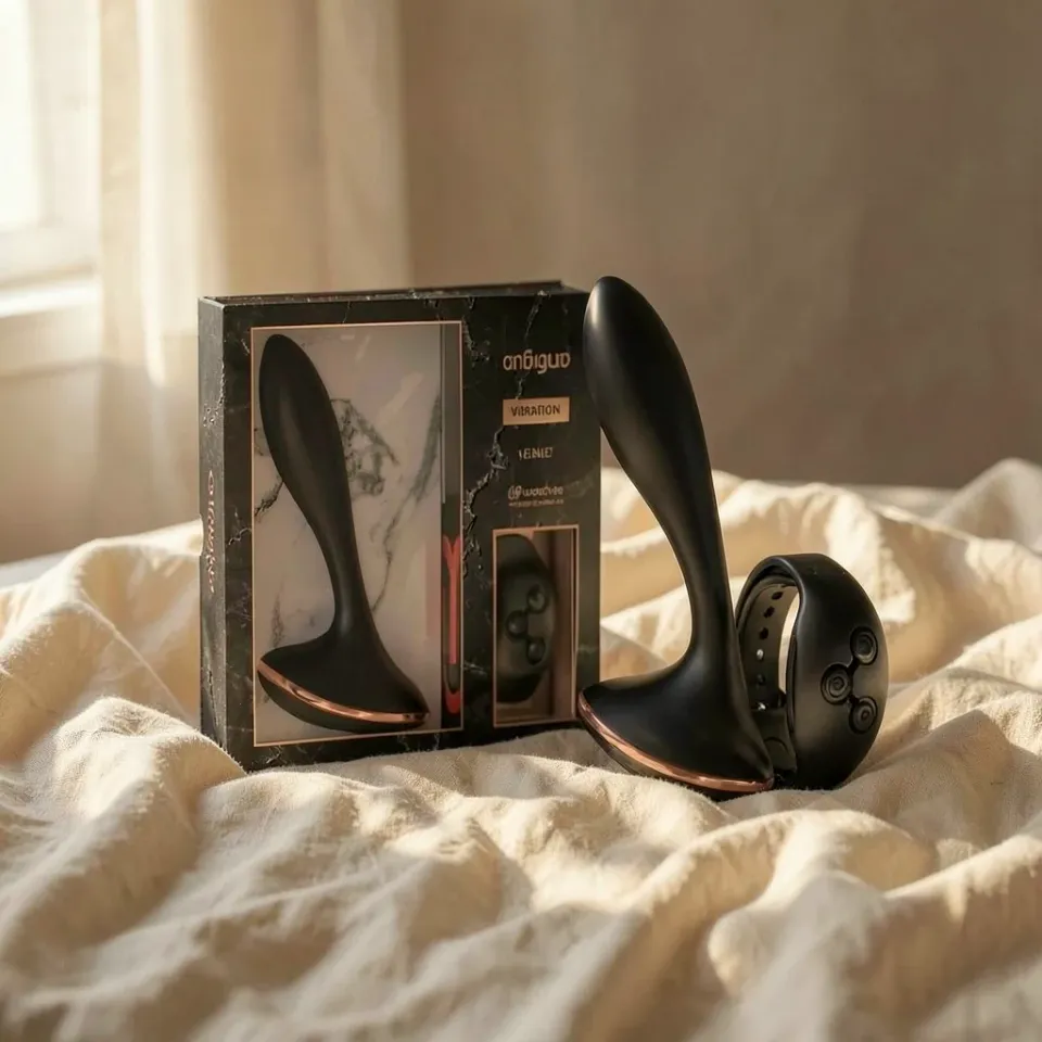 Anbiguo Vernet plug vibrante con orologio telecomando