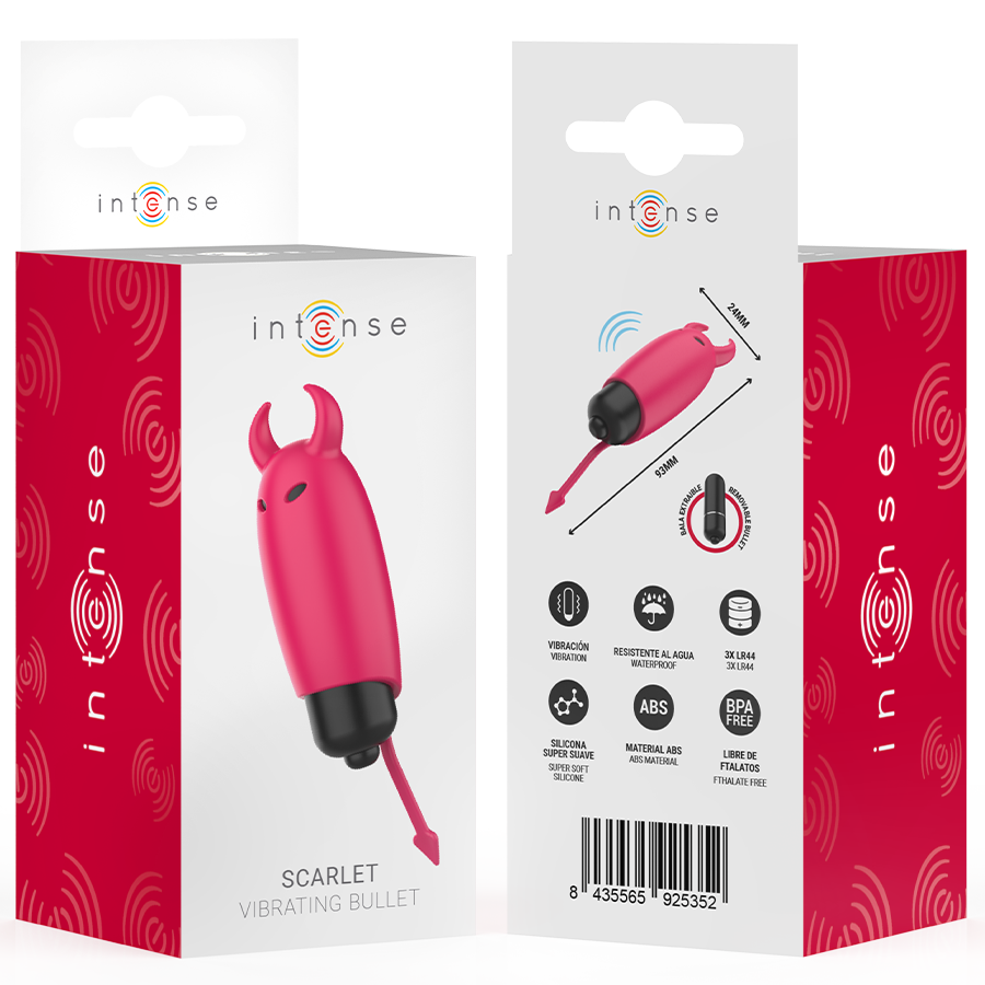 Frutille Intense Scarlet stimolatore clitoride rosso mini
