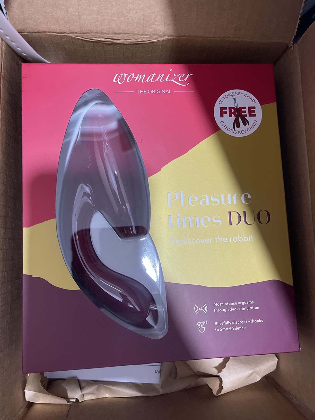 Womanizer InsideOut stimolatore rabbit nero doppia stimolazione