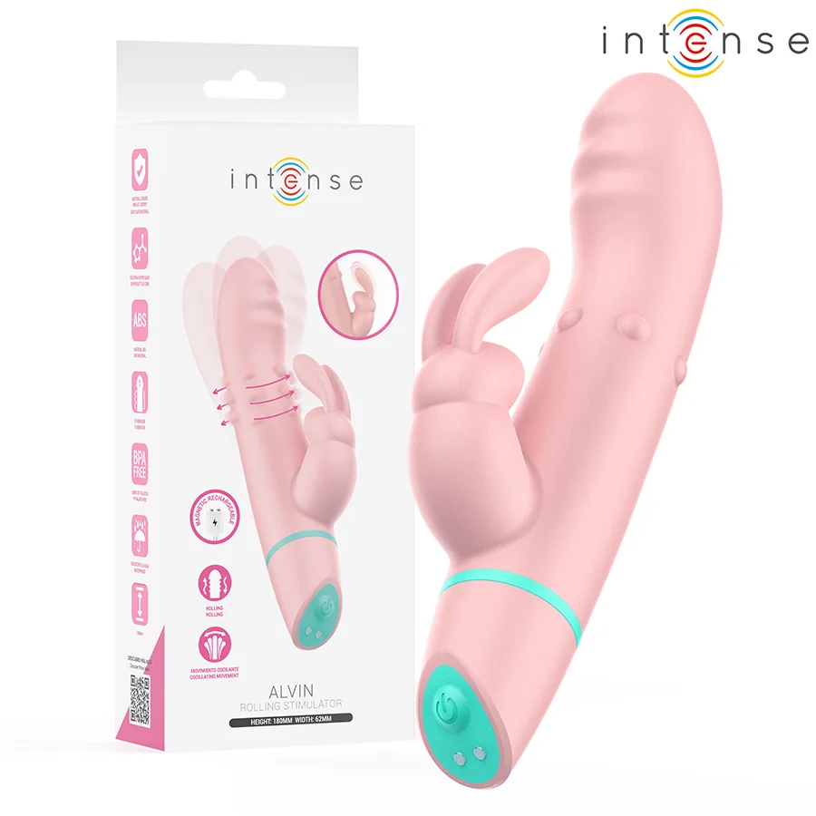 Intense Alvin vibratore rabbit oscillante 5 modi