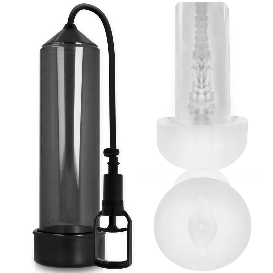 Pump Addicted RX7 Nero Pompa Pene 24 cm