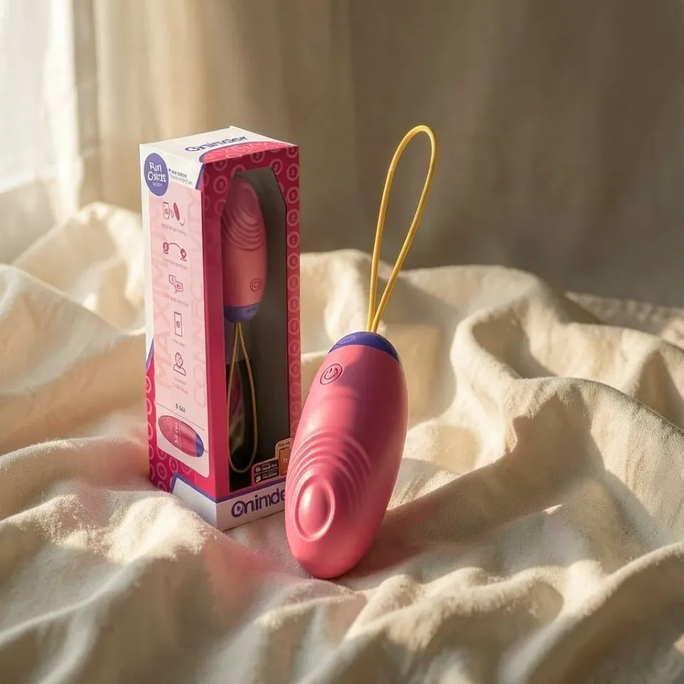 ONINDER Cute stimolatore coppia con app 9 vibrazioni