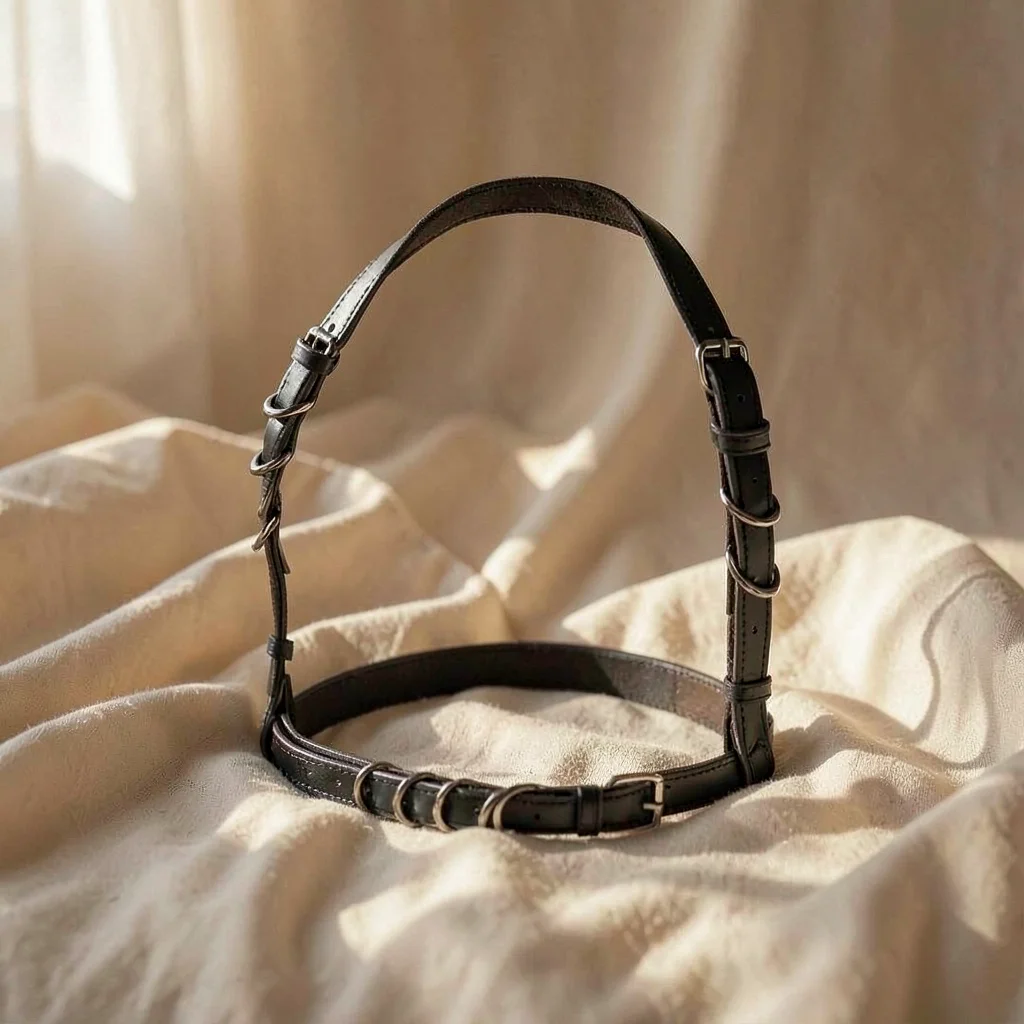 CalExotics Euphoria Halter Harness imbracatura nera regolabile