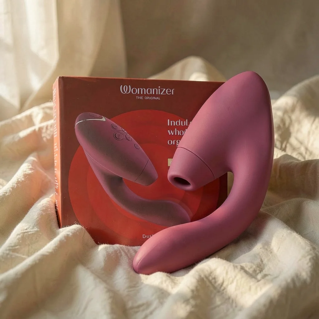 Womanizer Duo 2 stimolatore clitoride bordeaux silenzioso