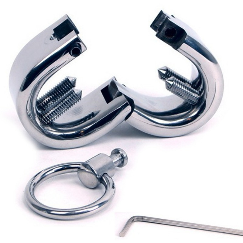 Metal Hard bracciale ovale in metallo 4 viti
