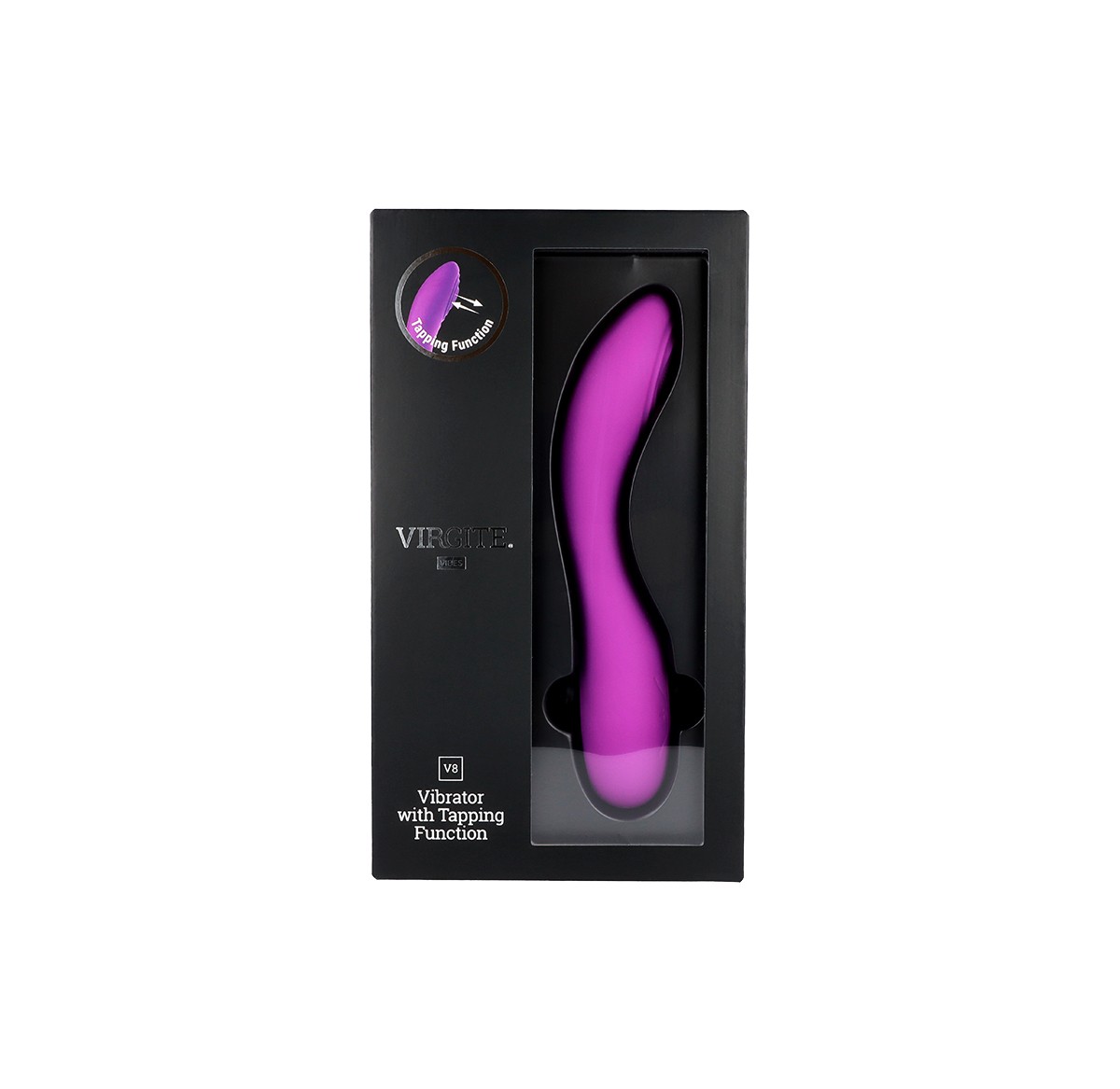 Virgite Love Hit V8 vibratore punto G viola tapping silicone