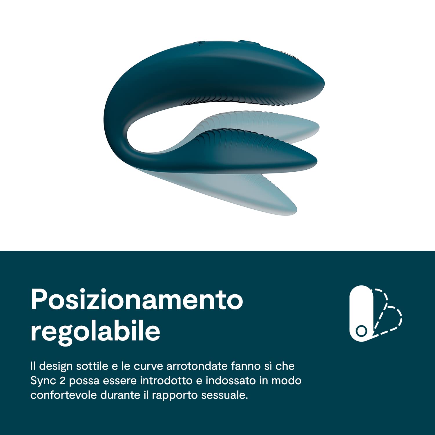 We-Vibe Sync 2 vibratore di coppia verde con app