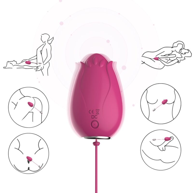 Armony Mandala Egg ovulo vibrante telecomando fucsia 9 modi