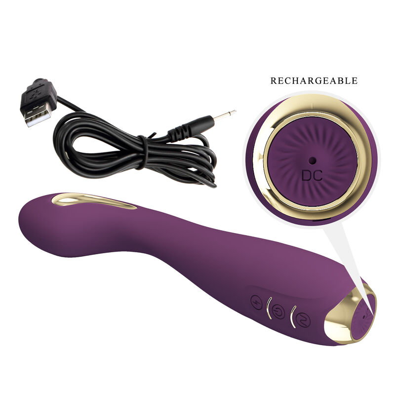 Pretty Love Hector vibratore viola con app e-stim