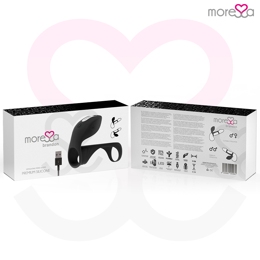 Moressa Brandon anello vibrante per coppia silicone