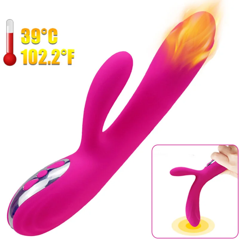 Armony Stimolatore Flessibile vibratore riscaldante fucsia 21,9 cm
