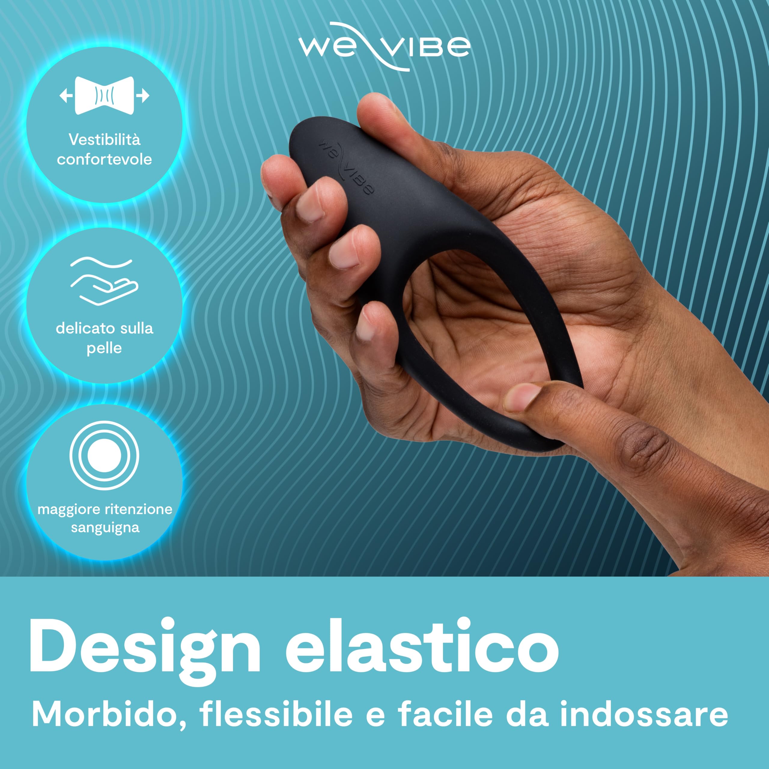We-Vibe Verge 2 anello vibrante con app impermeabile