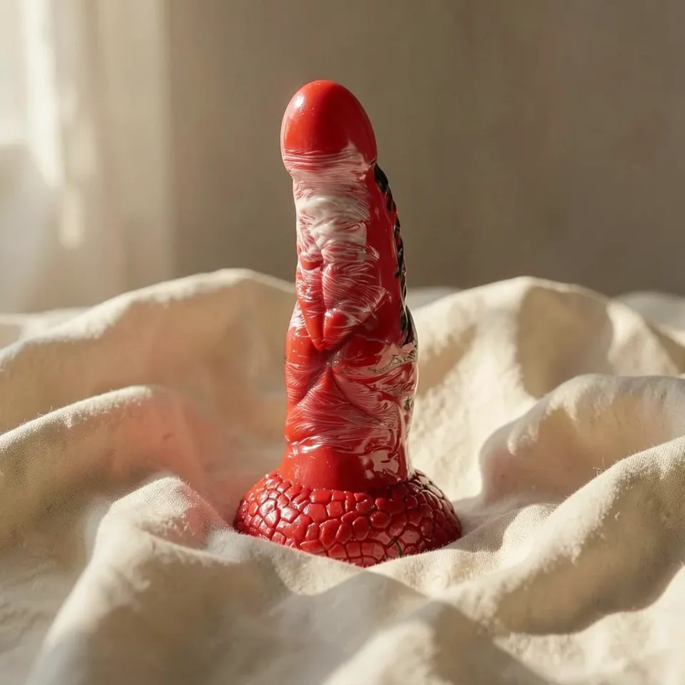 EPIC CyberSilicock Agnis Crimson Fire dildo silicone