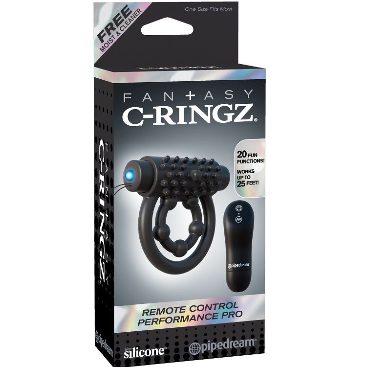 Pipedream Performance Pro anello vibrante coppia nero
