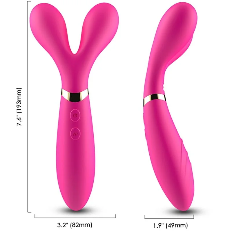 Armony Y-Wand stimolatore clitoride fucsia doppia testa