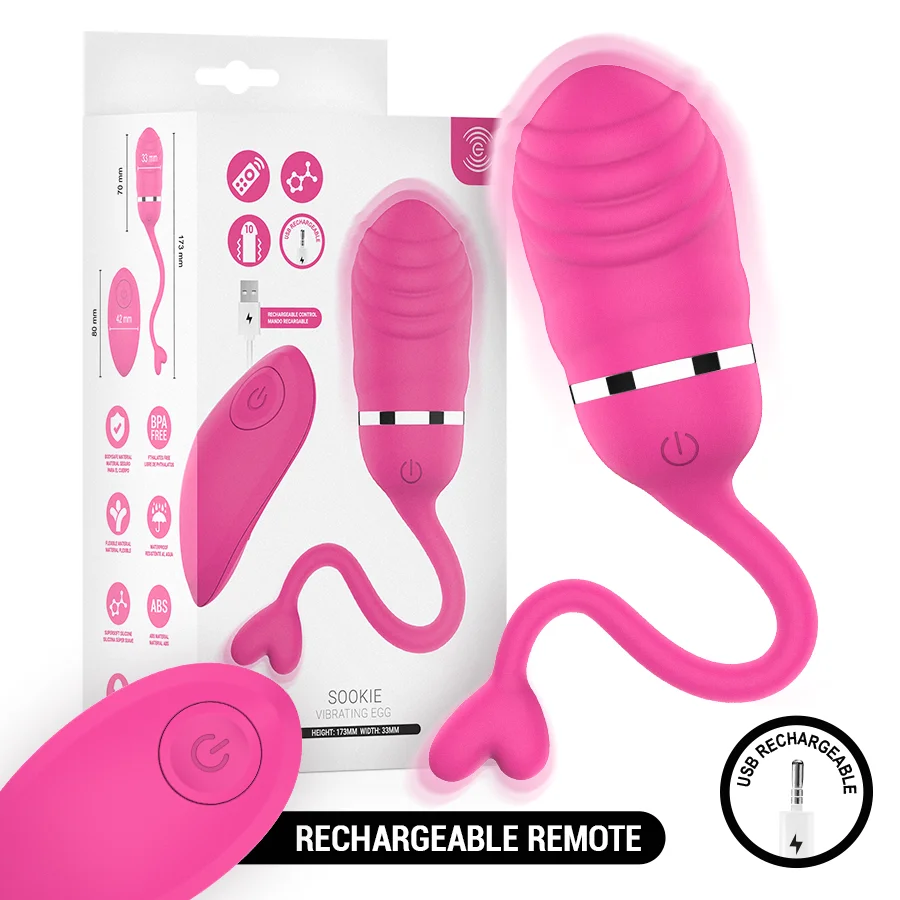 Intense Sookie Rosa plug vibrante telecomando 10 programmi