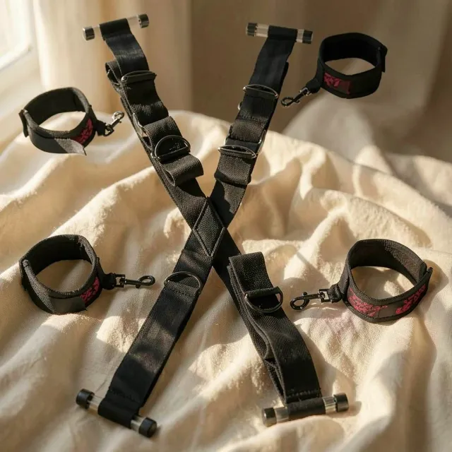 CalExotics Scandal Door Cross Restraint Bondage Porta