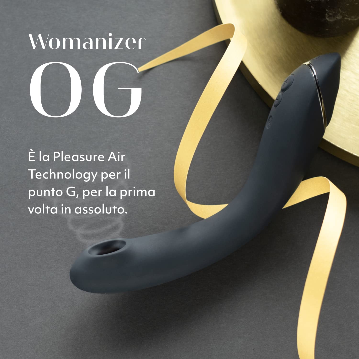 Womanizer OG stimolatore clitorideo grigio Pleasure Air