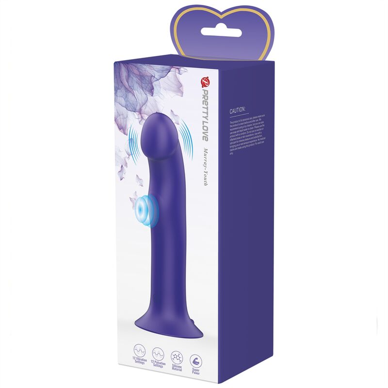 Pretty Love Murray dildo vibrante viola ventosa