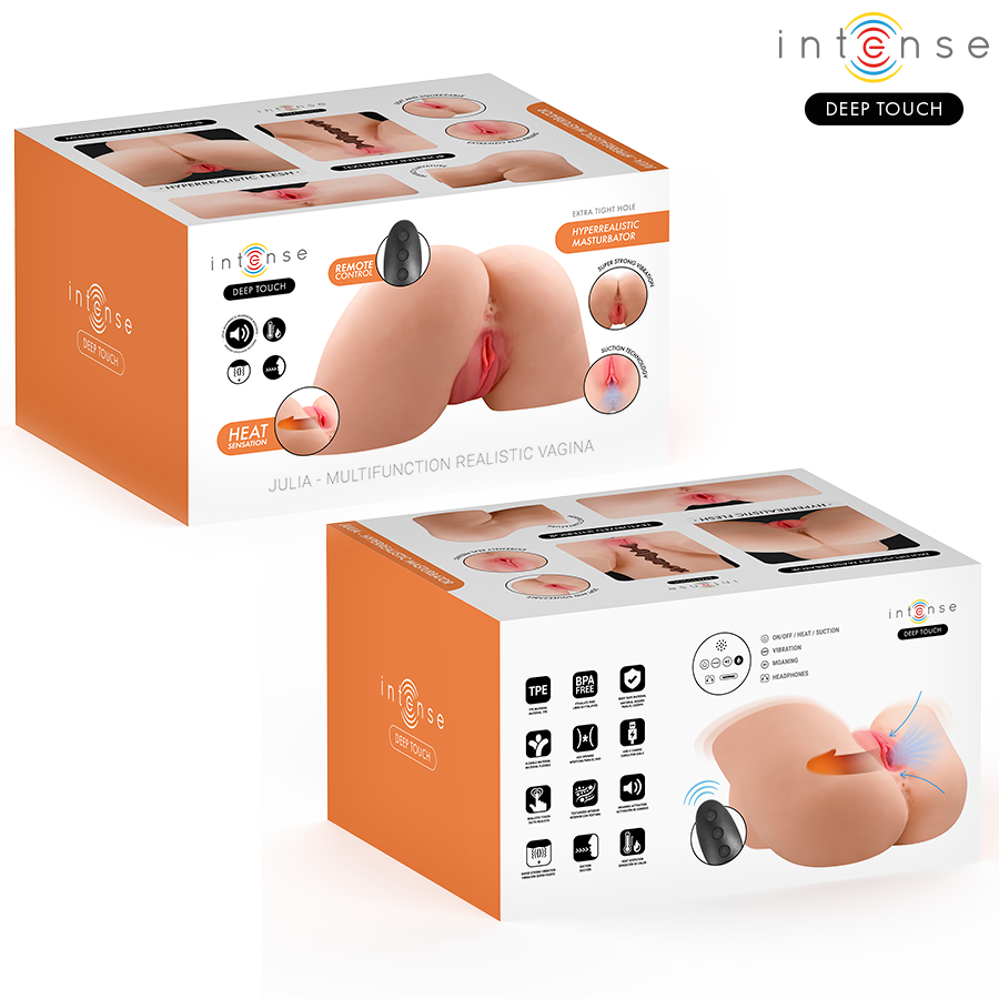 Intense Deep Touch Julia masturbatore vaginale anale 9 kg