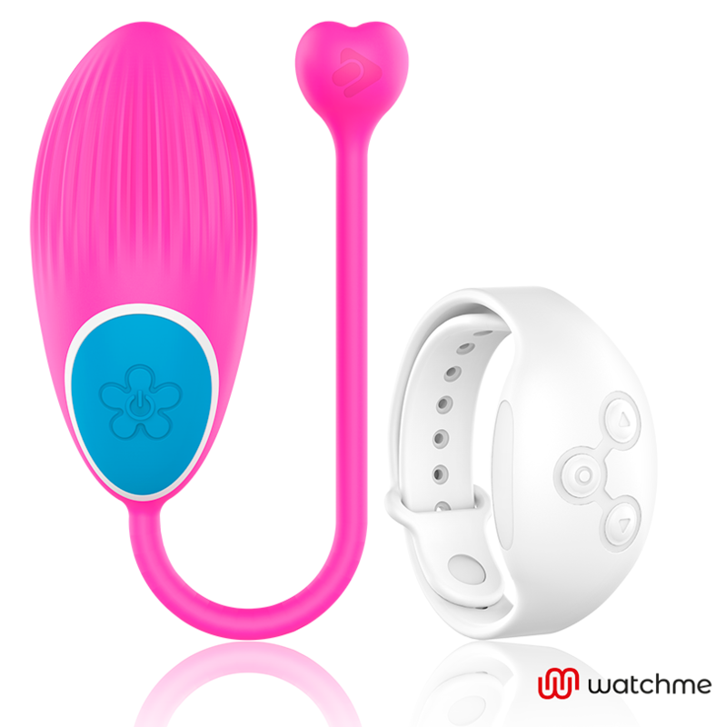 Wearwatch Egg ovulo vibrante fucsia con orologio impermeabile