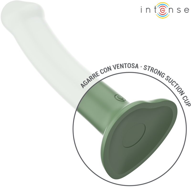Intense Becca verde vibratore 16 cm con ventosa telecomando