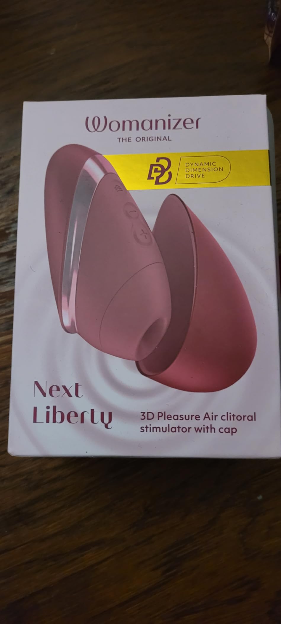 Womanizer Next Liberty stimolatore clitorideo bordeaux 3D