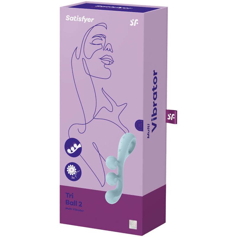 Satisfyer Tri Ball 2 vibratore 3 motori impermeabile