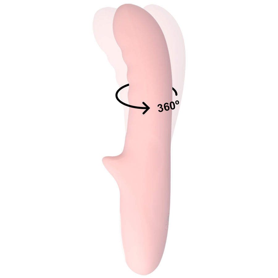 MIA Pisa Rosa vibratore rotante punto G silicone rosa