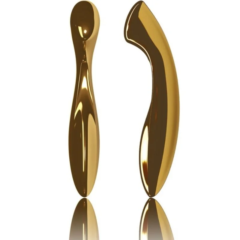 LELO Olga Oro dildo in acciaio 19,5 cm doppia estremità