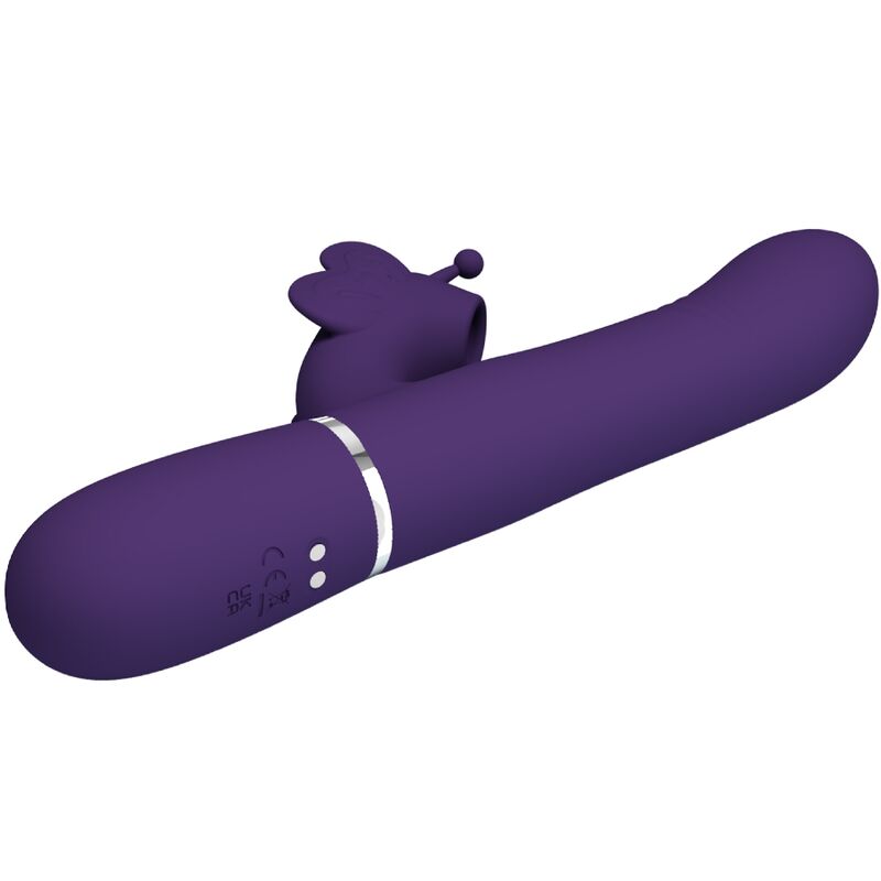 Pretty Love Farfalla 4 in 1 vibratore 4 motori viola