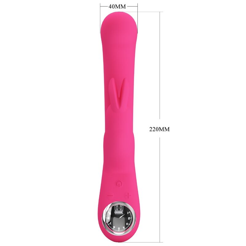 Pretty Love Lamar Rosa vibratore rabbit rosa display LCD