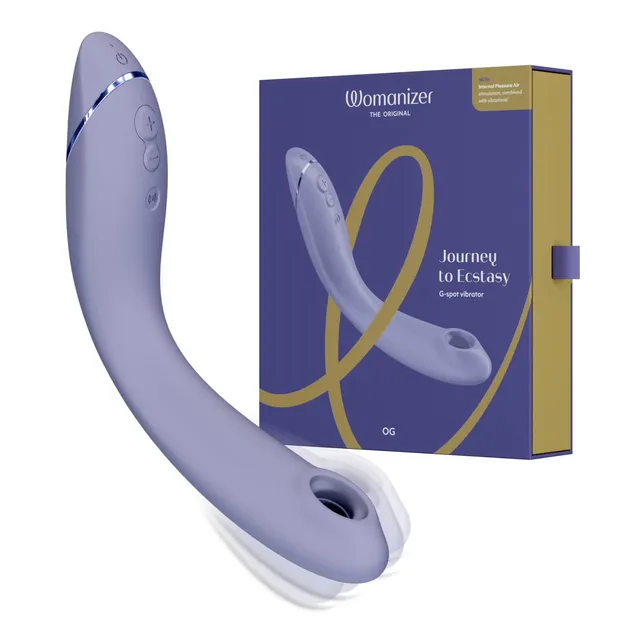 Womanizer OG stimolatore clitorideo lilla Pleasure Air