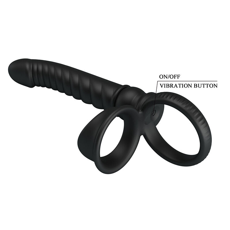 Pretty Love Merritt plug anale vibrante nero 10 vibrazioni