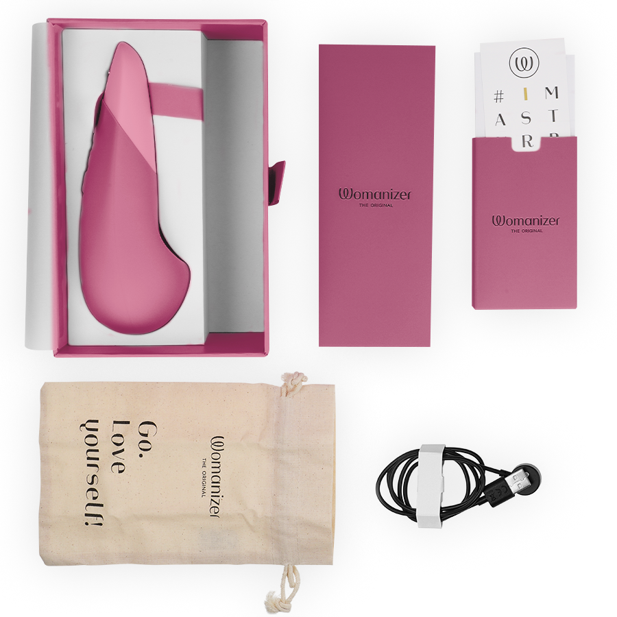 Womanizer Vibe vibratore clitorideo rosa scuro Ultrawave