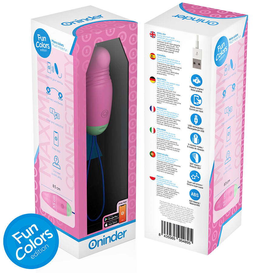 Oninder Cute Egg uovo vibrante con movimento ondulatorio