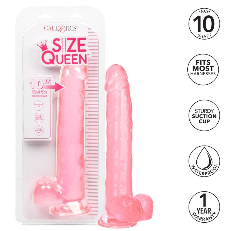CalExotics Size Queen dildo realistico rosa 25,5 cm