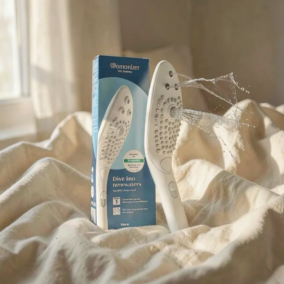 Womanizer Wave soffione doccia bianco stimolante