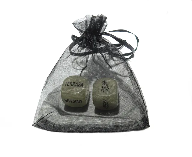 Love Hit dadi erotici coppia set 2 pezzi con borsa