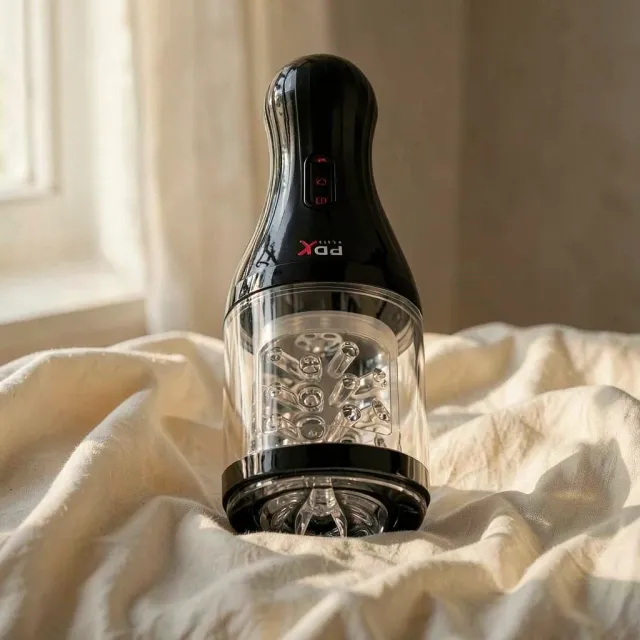 PDX Elite Talk Dirty Rotobator masturbatore rotante con audio