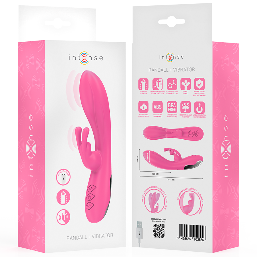 Intense Randall vibratore rabbit rosa 10 modalità