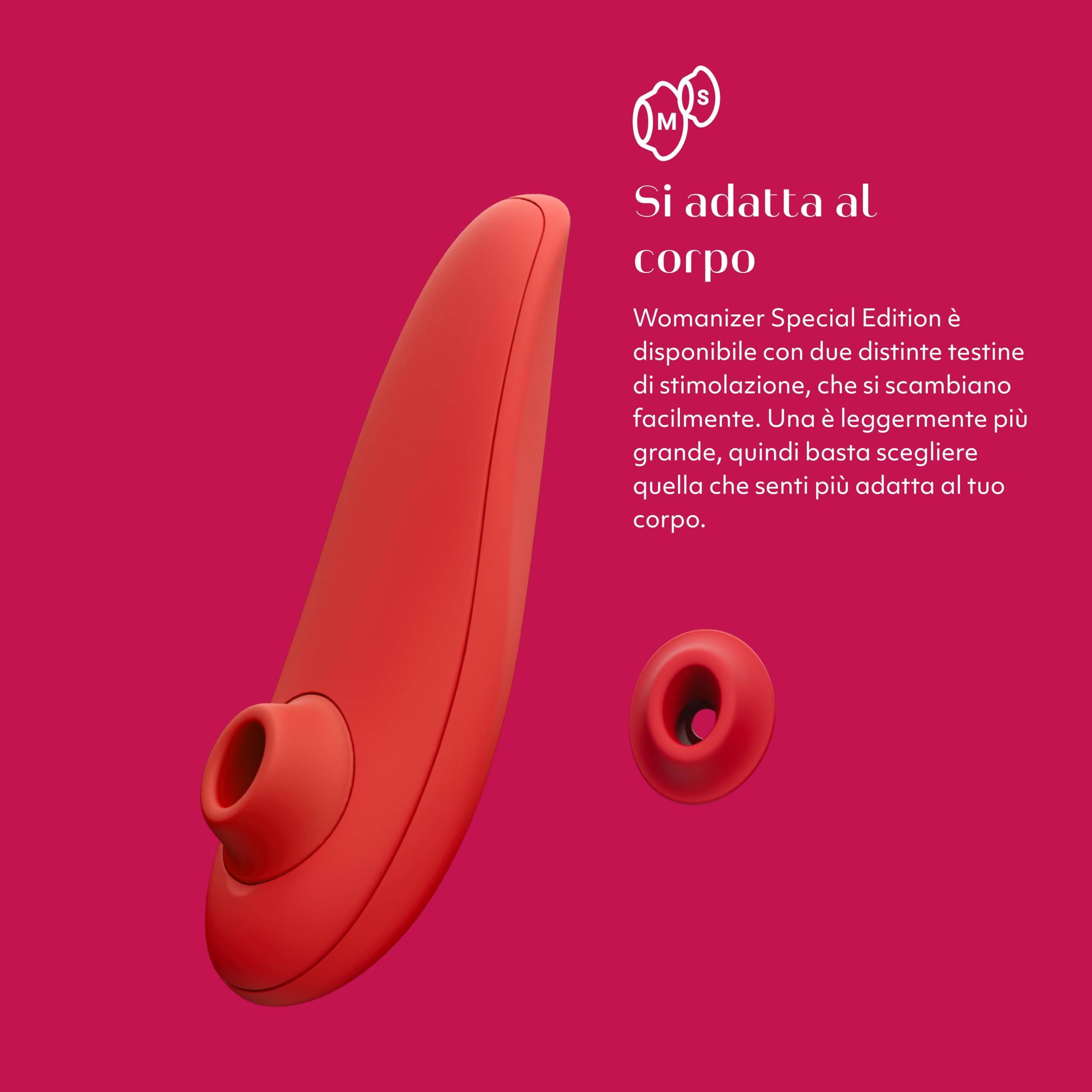 Womanizer Marilyn Monroe stimolatore clitorideo rosso 10 intensità