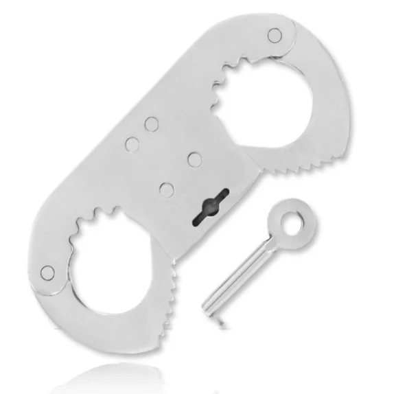 Metal Hard Manette Pollici bondage acciaio 10,3 cm
